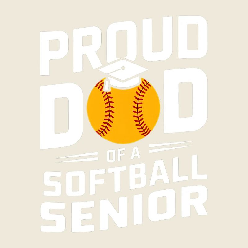 Fier diplômé de l’école secondaire Softball Dad