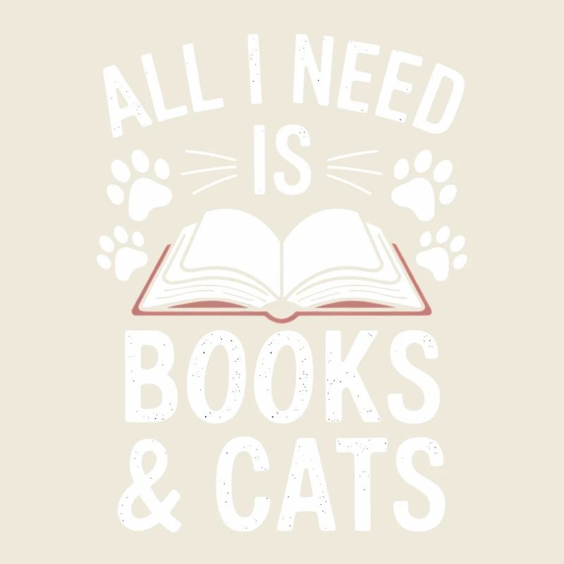 Buch lesen Katze Design Kätzchen Spruch