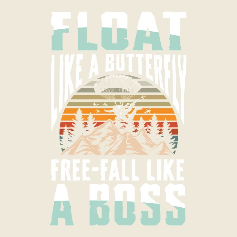 Float like a butterfly, free fall like
