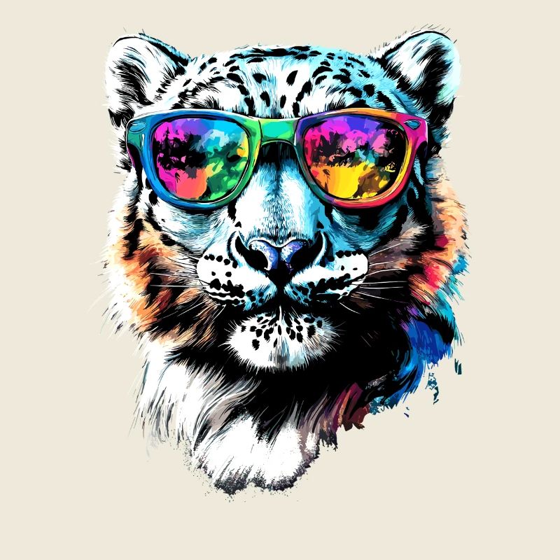 Schneeleopard Panther Raubkatze Großkatze Leopard