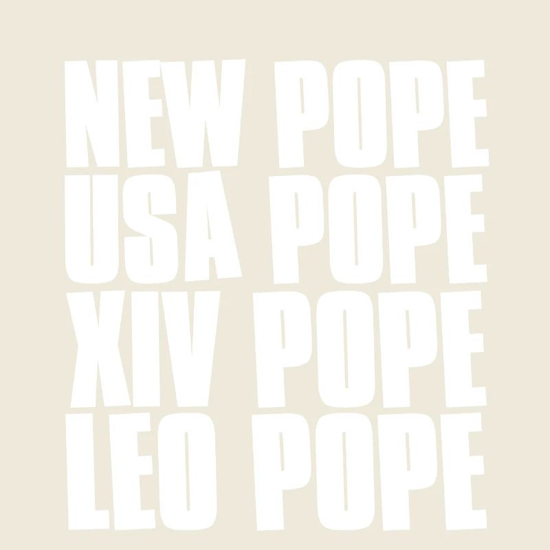 Pope Text Pun Leo USA