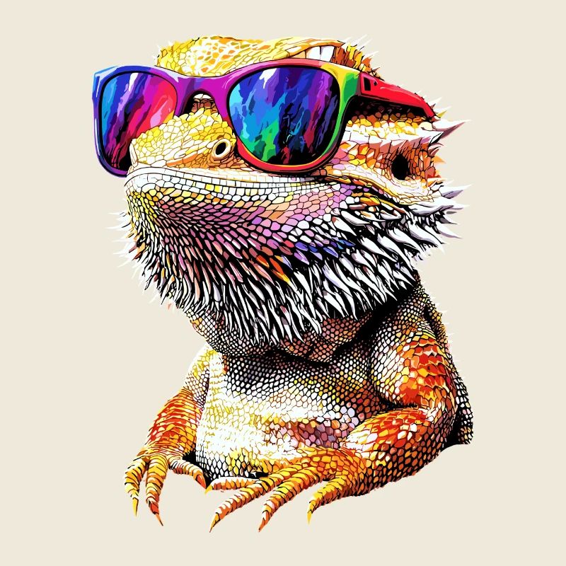 Bartagame Echse Bearded Dragon Süße Bartagamen