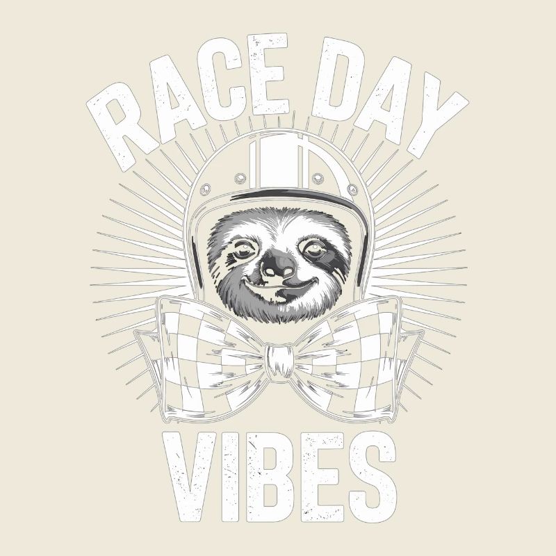 Race day vibes sloth