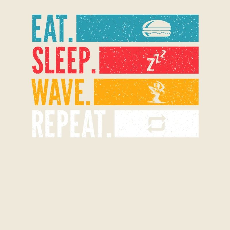 Manger dormir Wave Répéter la danse Design