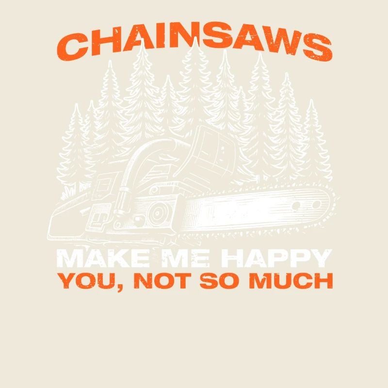 Chainsaws Holz machen Holzfäller Waldarbeiter