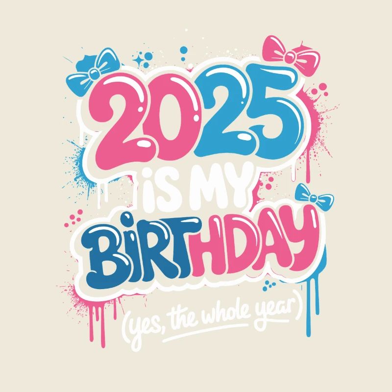 2025 Geburtstag das ganze Jahr