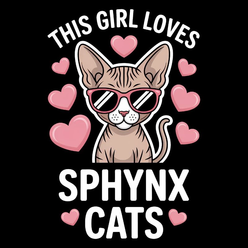Chat Sphynx Disant Drôle Chat Sphynx Cadeau