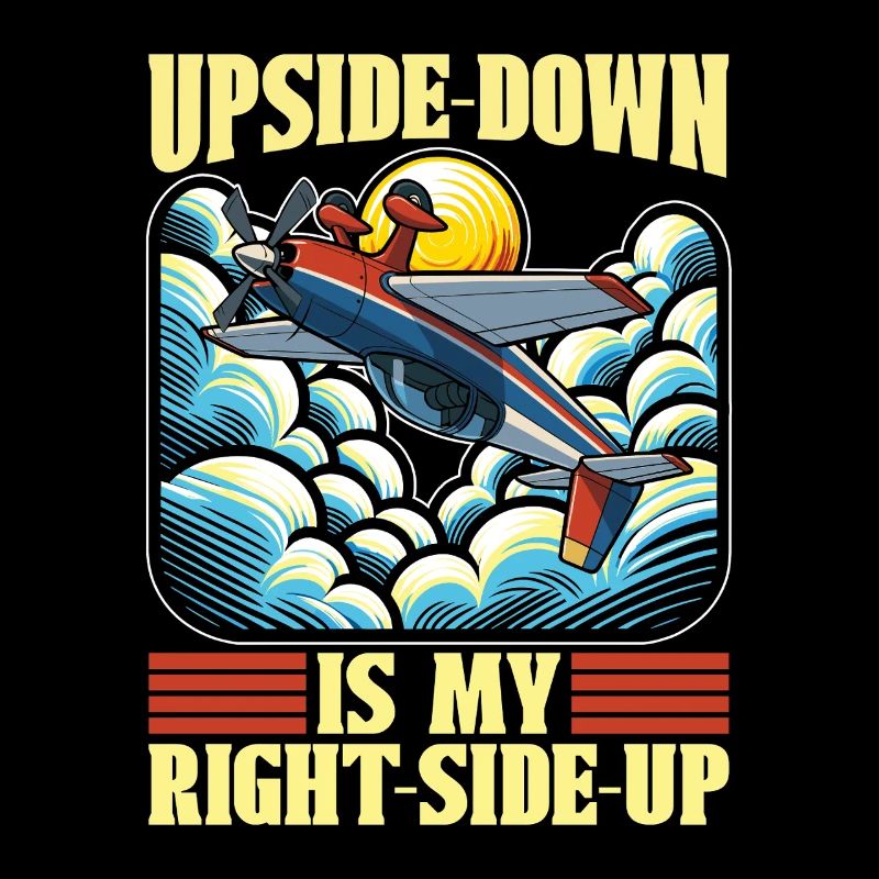 Aerobatic Pilot Upside-Down Is My Right RC Pilot