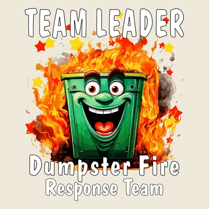 team leader dumpster fire response team