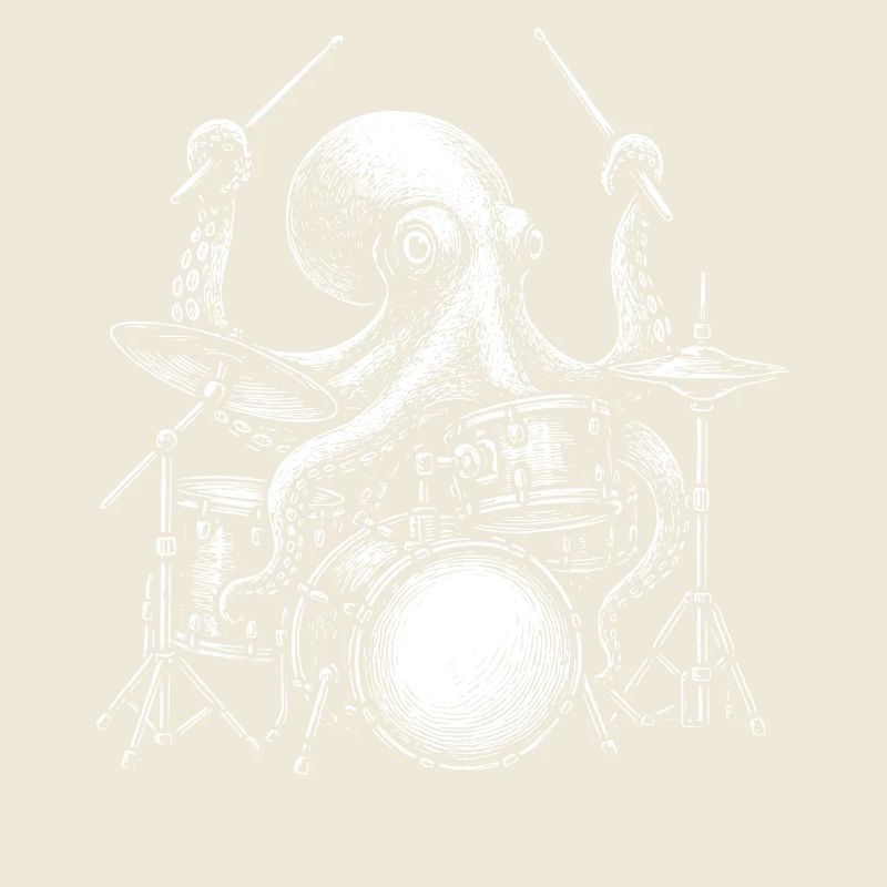 Batteur Octopus Batterie Musicien Percussion