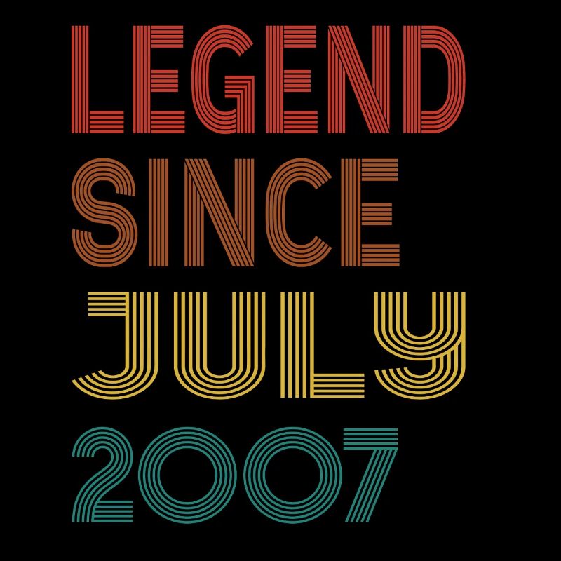 Vintage Legende Seit juli 2007, 18. Geburtstag