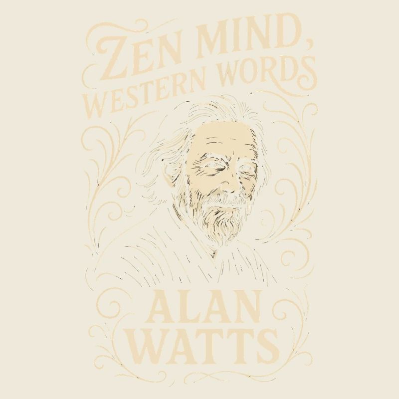 Zen Mind Westliche Worte Kunst