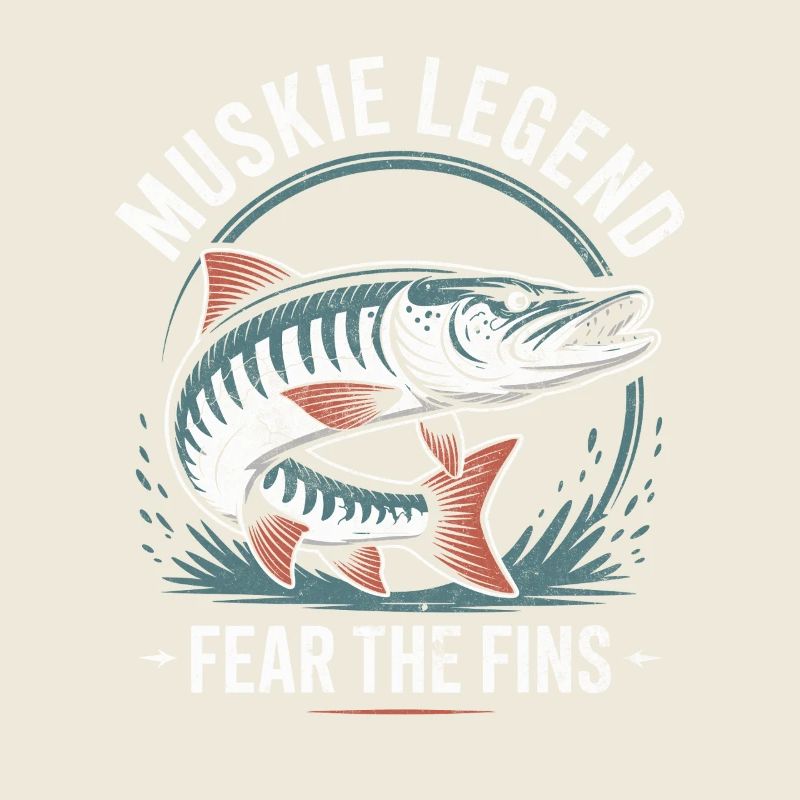 Cooles Muskie Fish Design