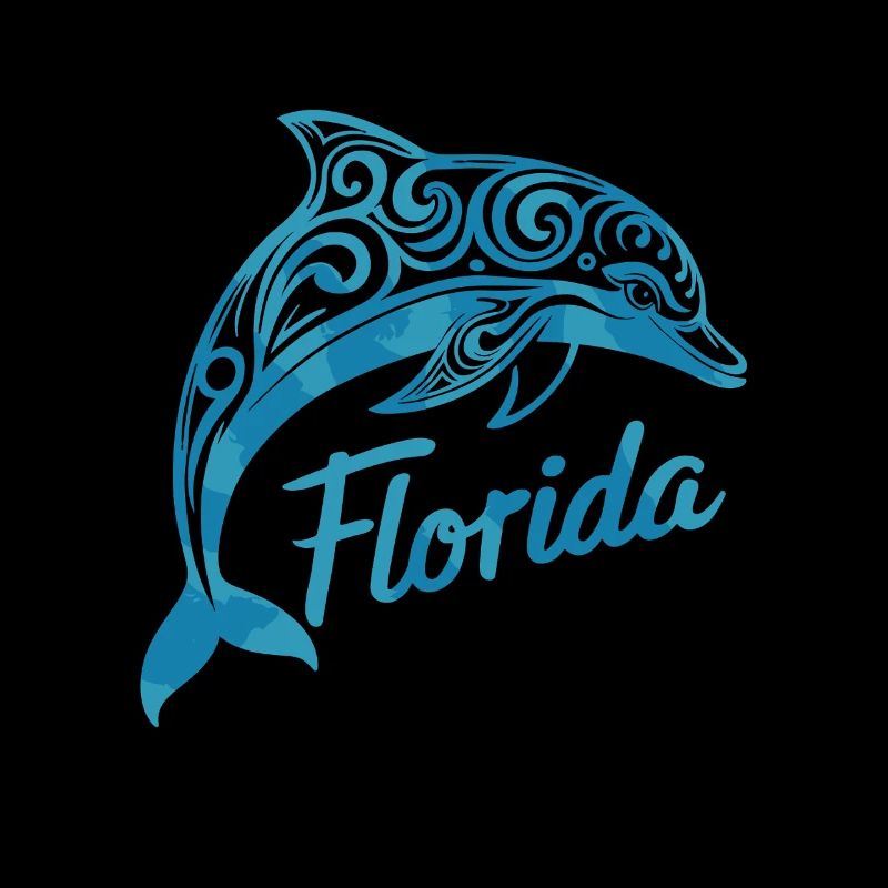 Dauphin de Floride Art tribal