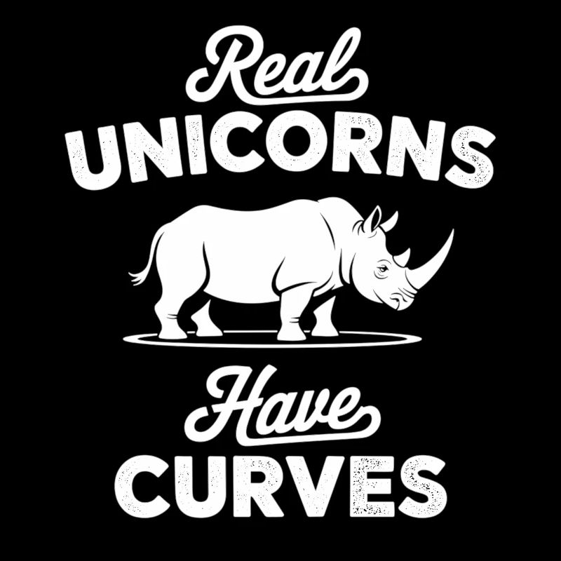 Echte Einhörner haben Kurven