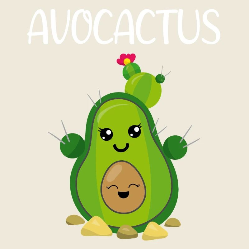 Avocado Kaktus Avocactus Geschenk Niedlich Lustig