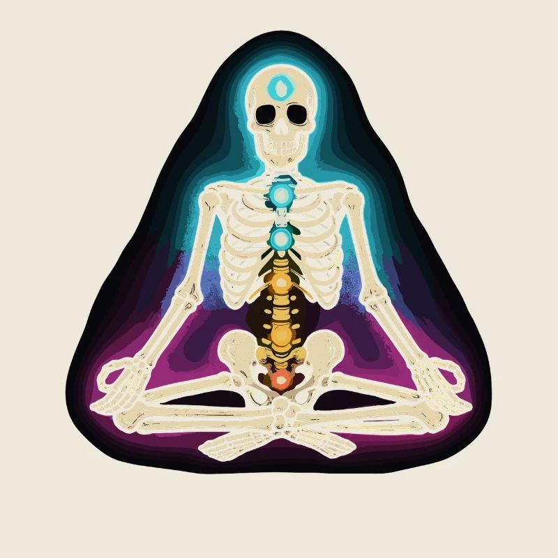 Skeleton Yoga - Chakra Pose