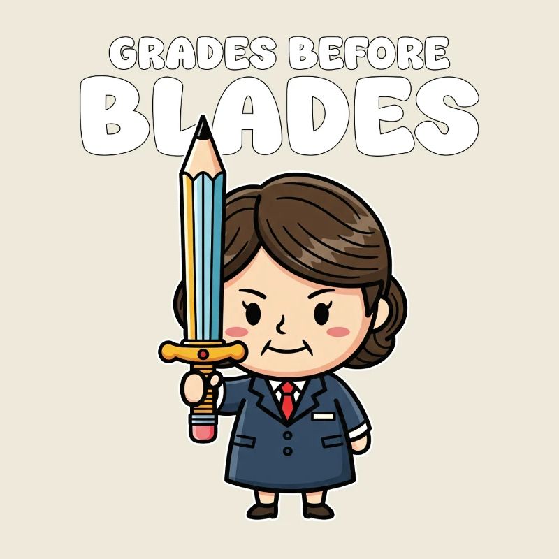 GRADES BEFORE BLADES - TEACHER GIFT