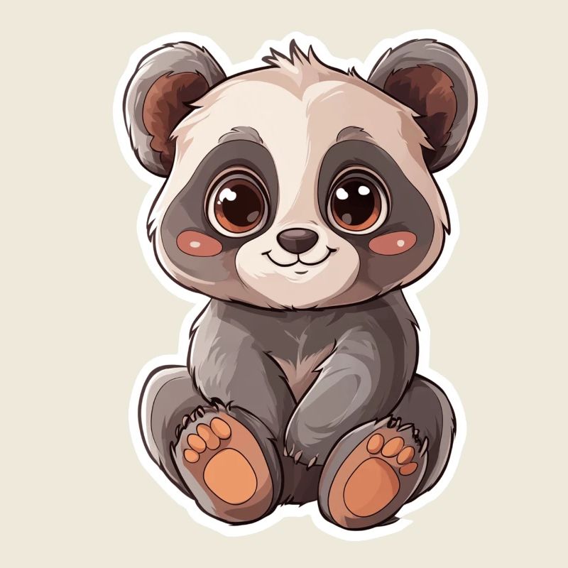 Ours panda mignon