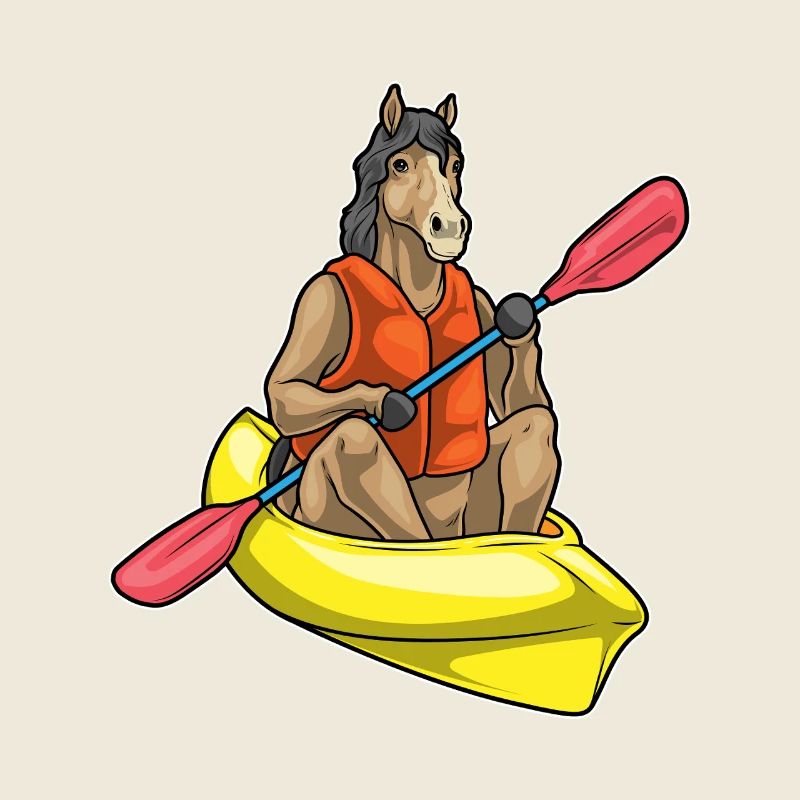 Cheval Kayak Pagaie