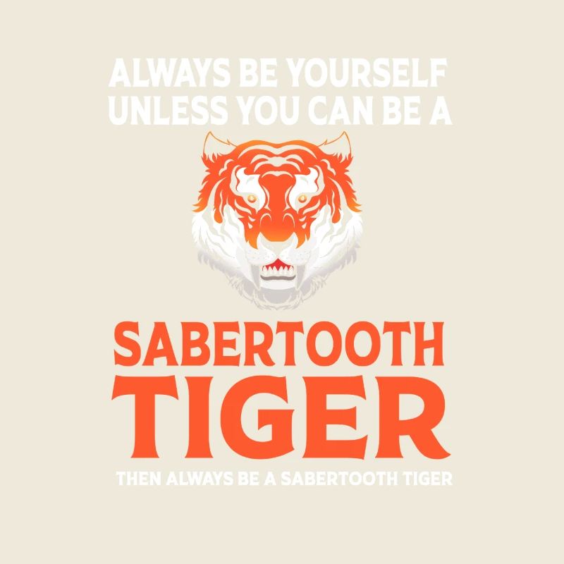 Tigre à dents de sabre Préhistorique
