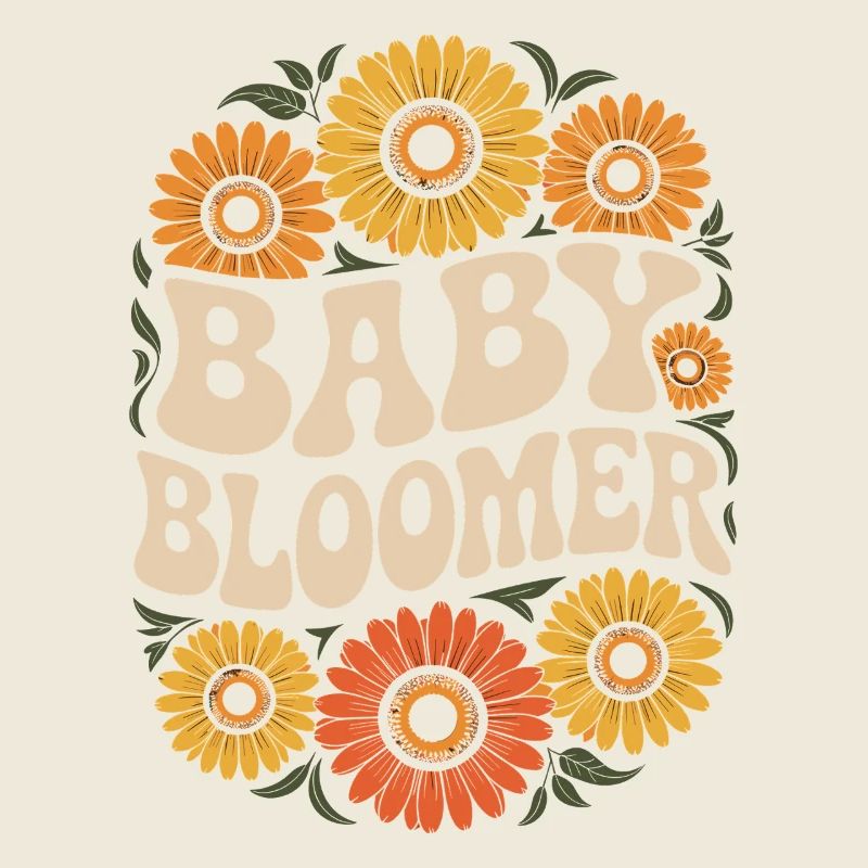 Garten Baby Bloomer Gärtner Spruch Sonnenblumen