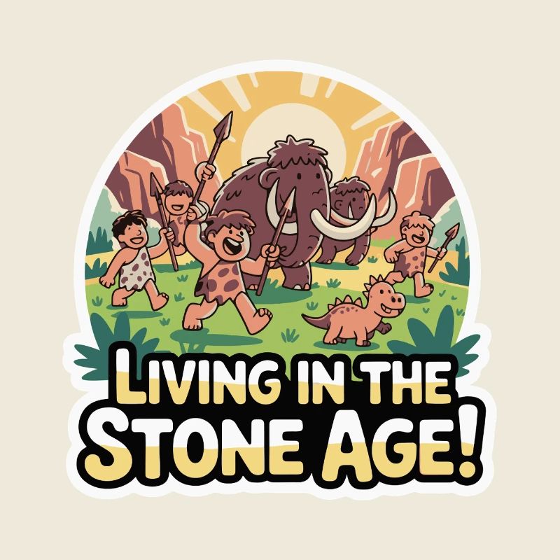 LES HOMMES DES CAVERNES, VIVANT À L’ÂGE DE PIERRE