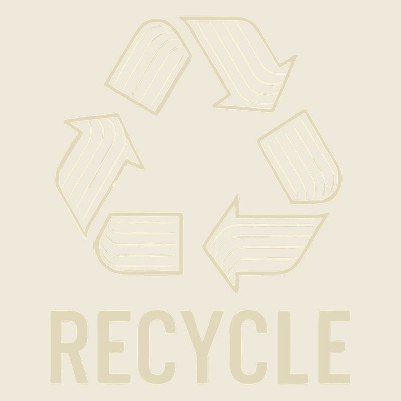 Symbole de recyclage avec conscience environnementale