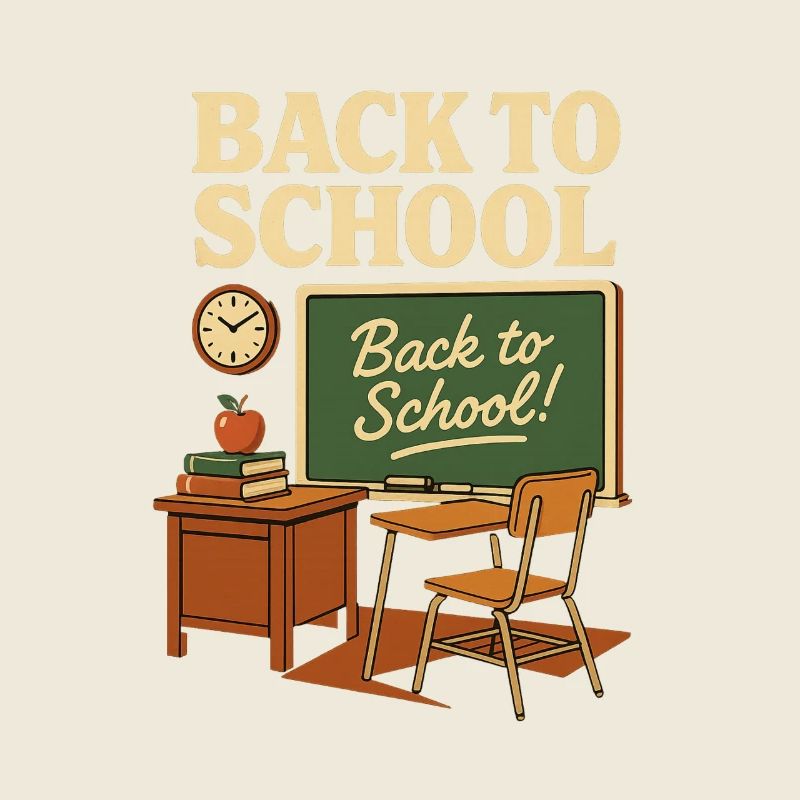 Retro Classroom – Back to School