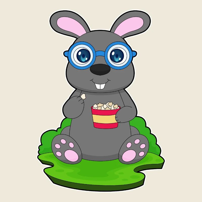 Pop-corn lapin