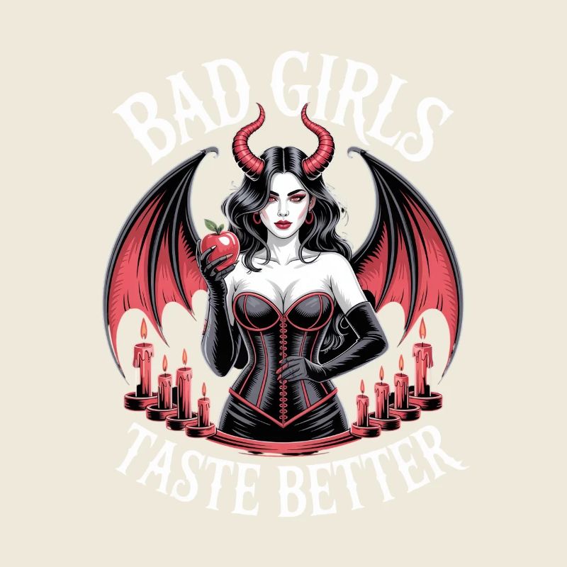 Bad Girls Taste Better! Goth Gothic Emo Baddie