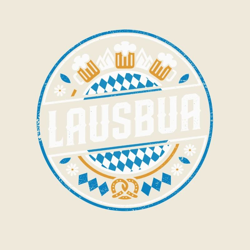 Drôle Lausbua Bayern Design