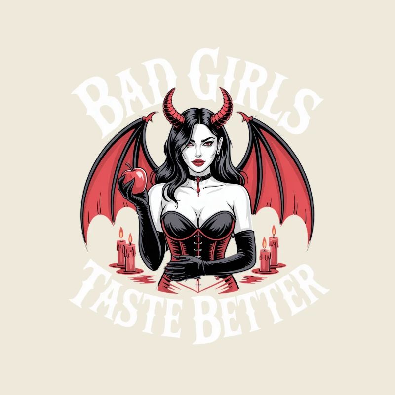 Bad Girls Taste Better! Goth Gothic Emo Baddie