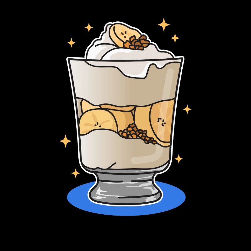 Pudding à la banane Cadeaux de pudding à la banane