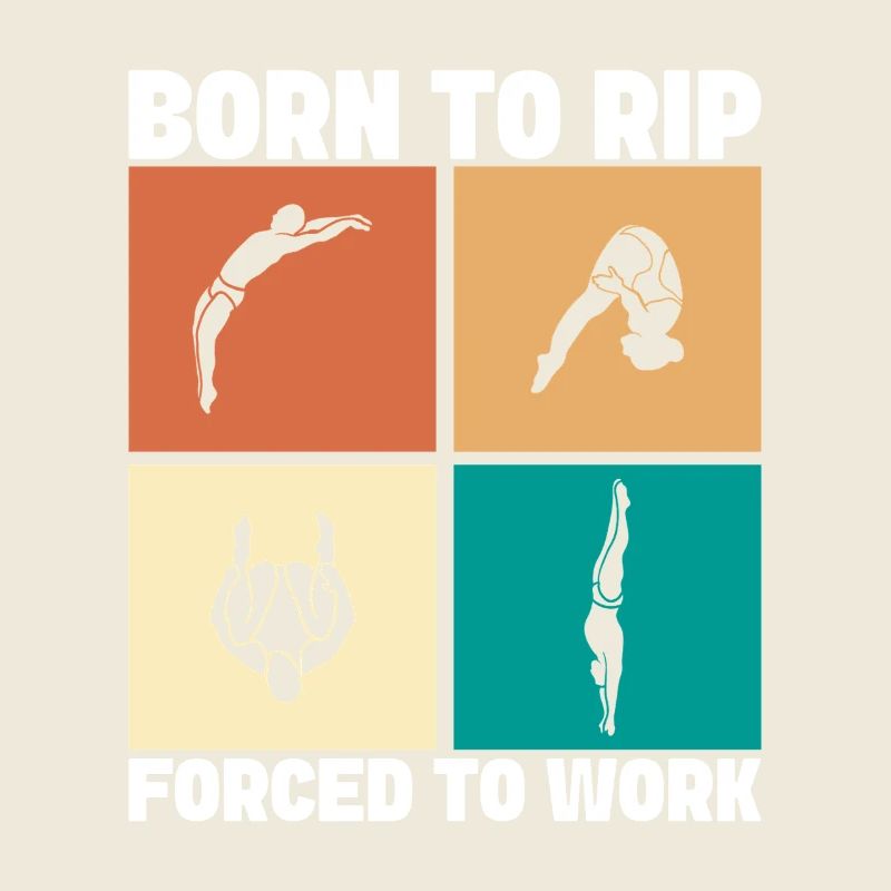 Kunstspringen Turmspringer Sprungbrett