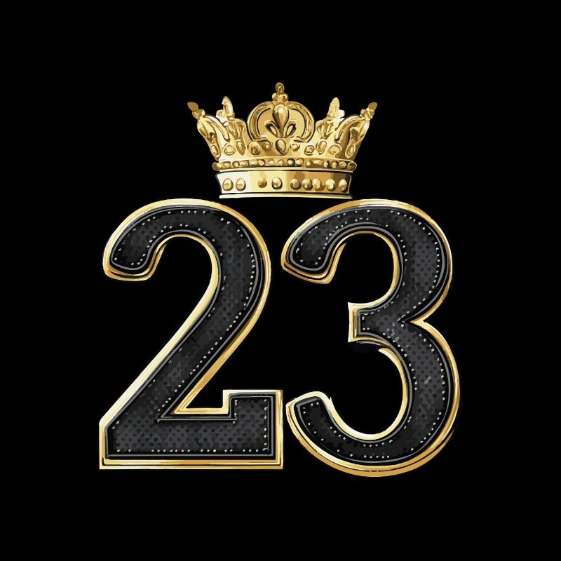 23 Zahl Krone