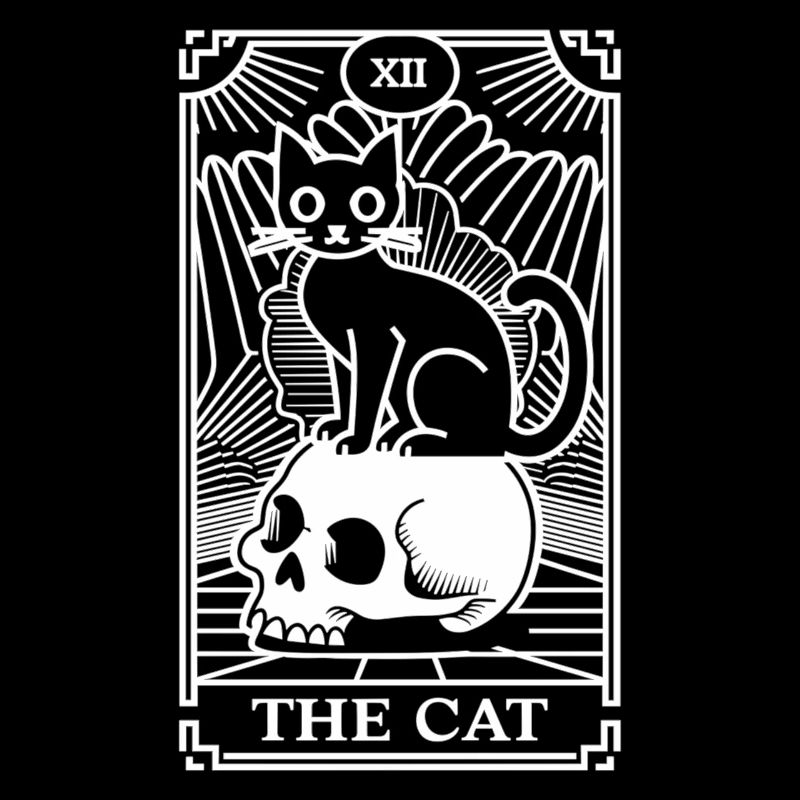 Chemise Tarot Cat Skull