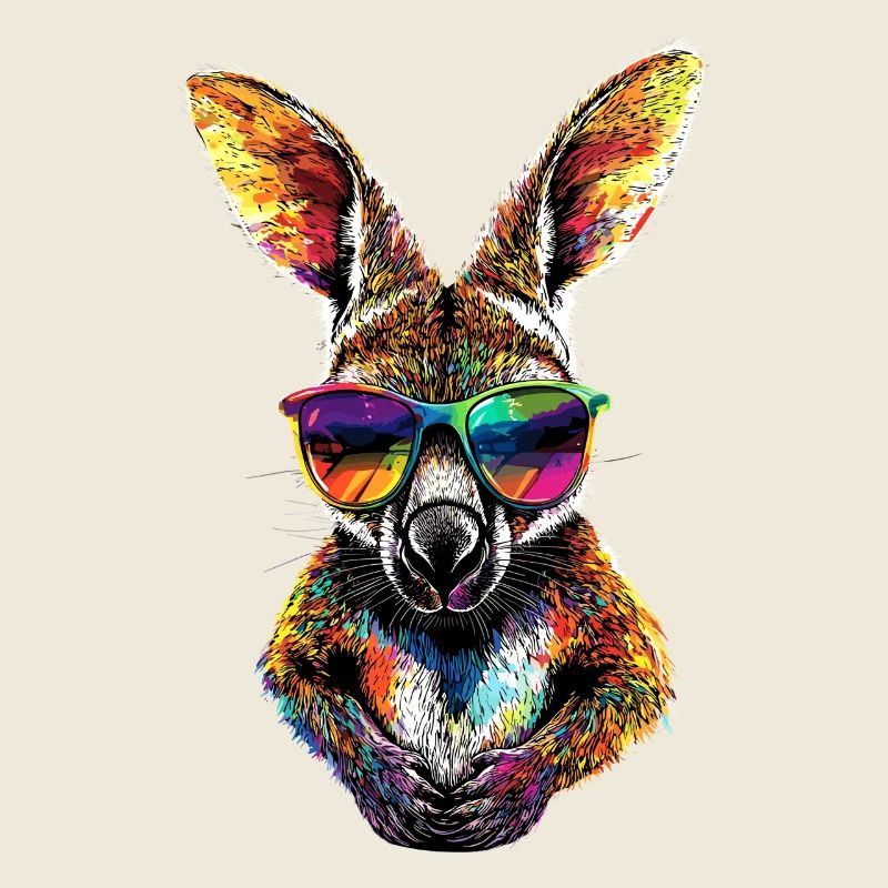Wallaby Australie Outback Kangourou doux sauvage