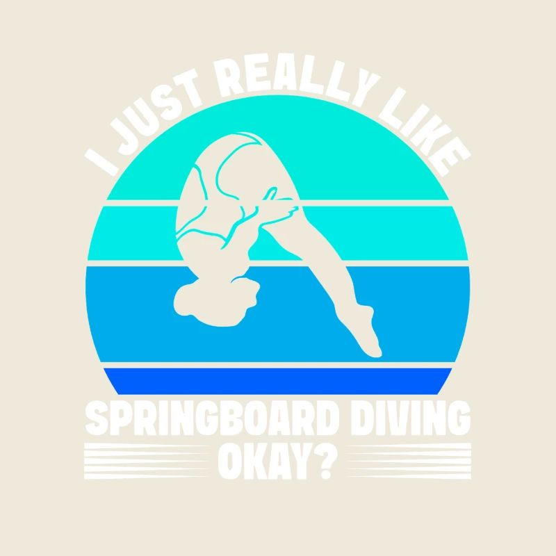 Kunstspringen Turmspringer Sprungbrett