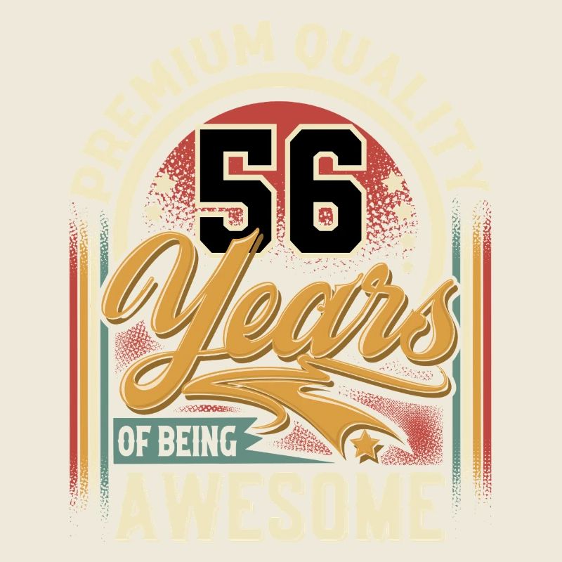 56e anniversaire Vintage