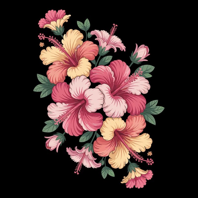 Hibiscus Boho Fleur Dreamy Design