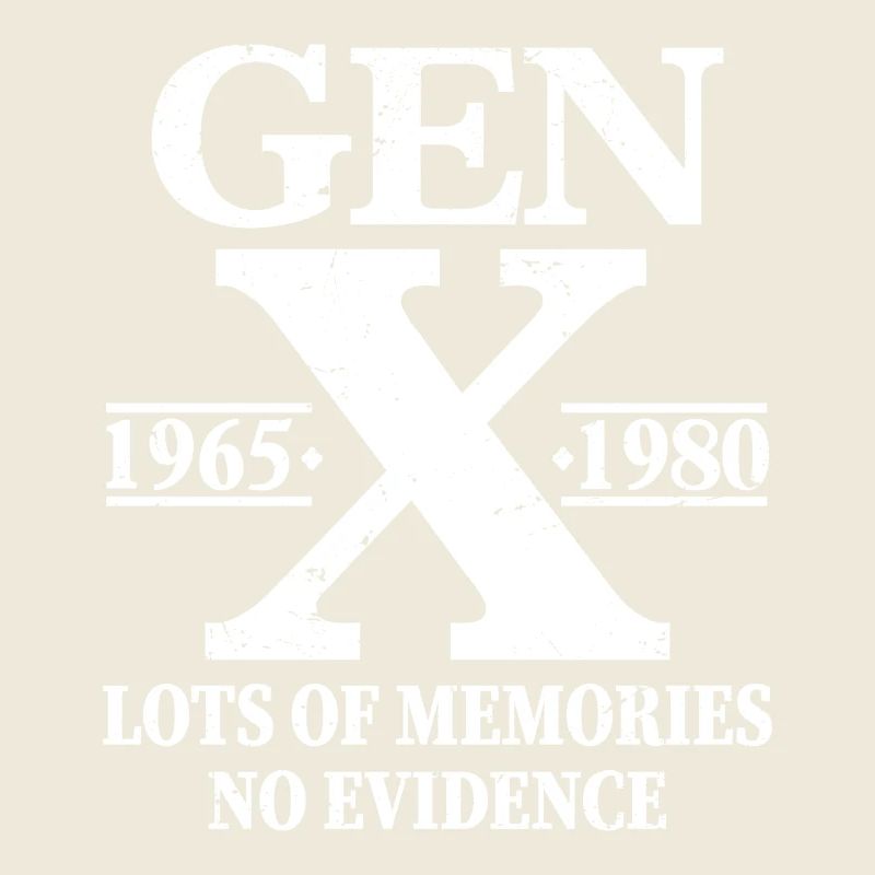 Gen X beaucoup de souvenirs, aucune preuve