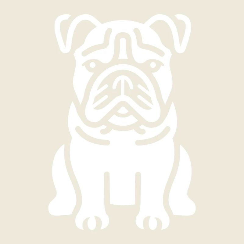 Illustration de Bouledogue Expressive