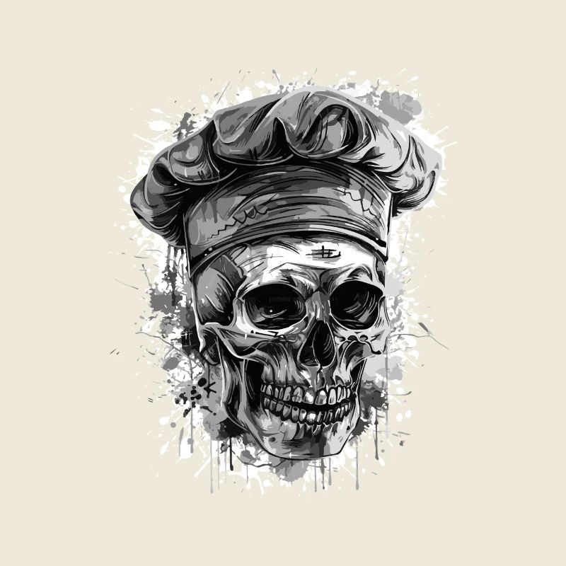 Chefkoch Koch Skull
