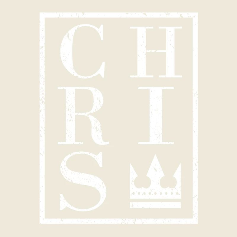 Minimalist crown with line pattern Chris