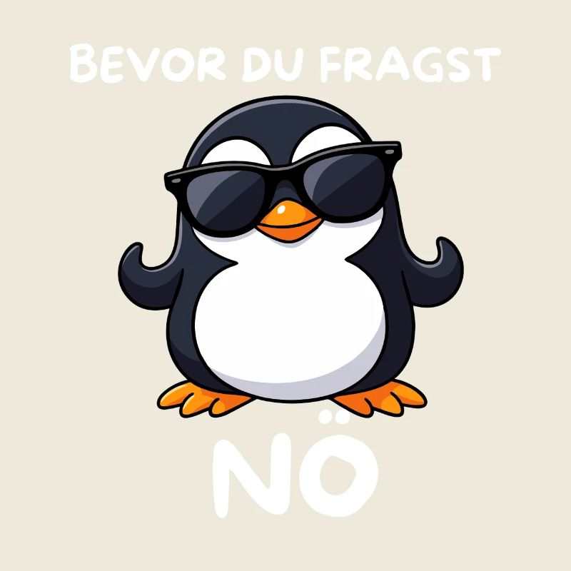 Pinguin mit Sonnenbrille NÖ
