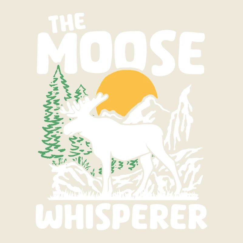 Moose Nature Silhouette Design