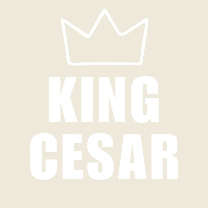King Cesar Crown Shirt – Name beginnt mit C