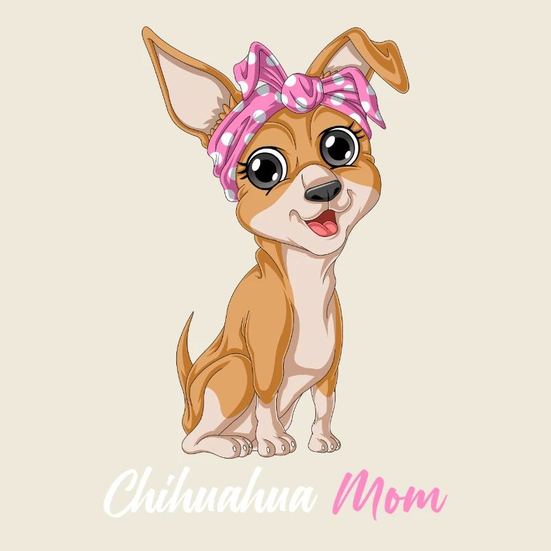 Lustige Chihuahua Mutter Haustier Kunst Perfekter Muttertag