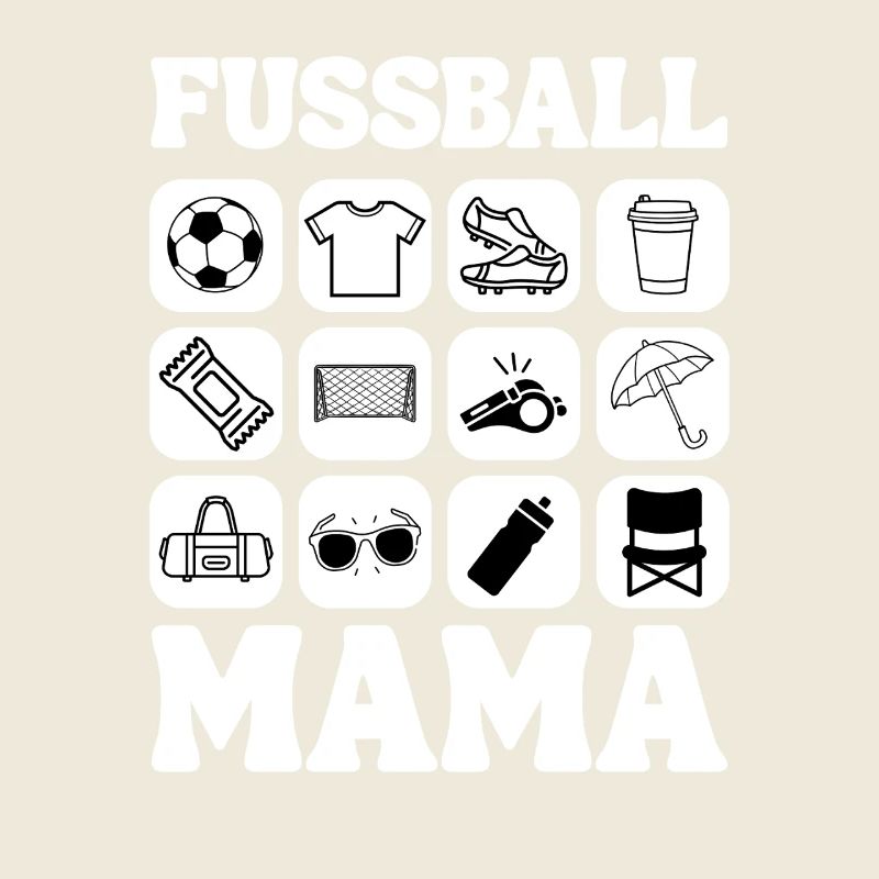 Conception de maman footballeuse